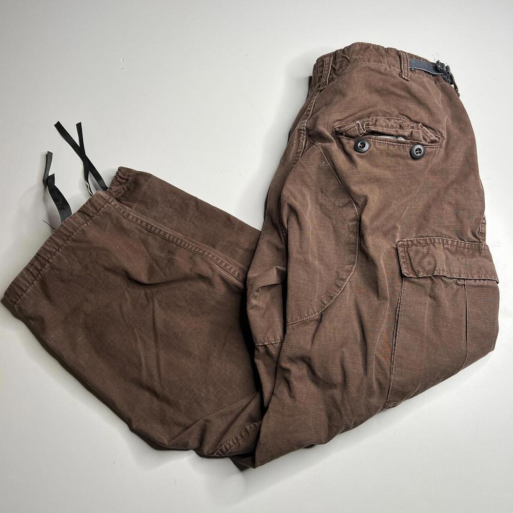 VTG US Military Cargo Trousers Rare Brown M-R NSN 8415-01-084-1713 Made‎ USA